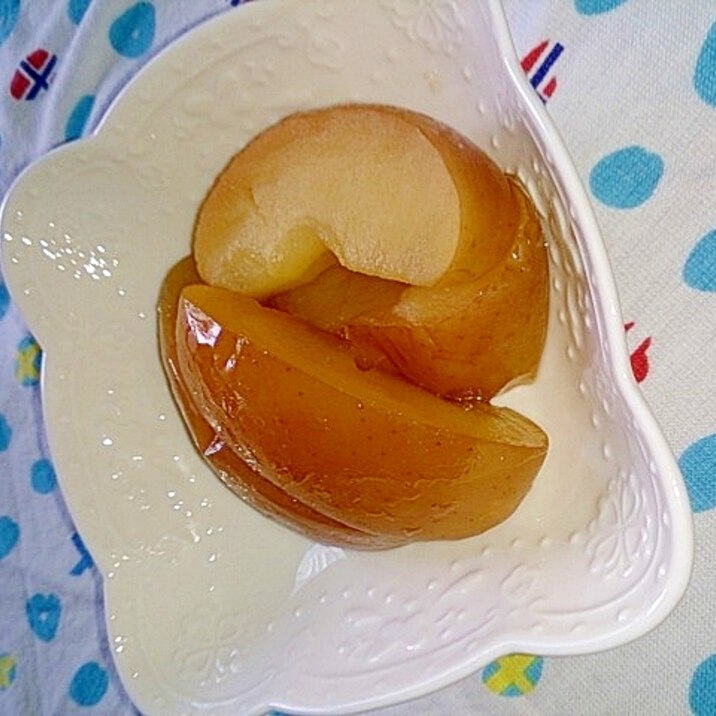 圧力鍋で焼きりんご